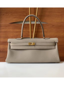 Hermes Shoulder Kelly Bag 42cm in Togo Leather Dove Grey/Gold 2020