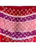 Louis Vuitton LV Escale Monogram Shawl Scarf 140x140cm Red 2020