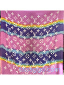 Louis Vuitton LV Escale Monogram Shawl Scarf 140x140cm Pink 2020