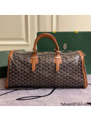 Goyard Boston Weekend/Travel Bag 8950 Black/Brown 2021