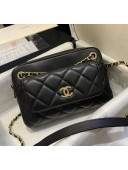 Chanel Small Camera Case in Lambskin AS1367 Black 2020