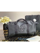 Chanel Nylon CC Gym Bag Black 02 2020