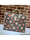 Gucci Les Pommes Large Tote Bag 659980 Beige/Pink 2021 