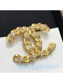 Chanel Crystal CC Brooch 25 2020