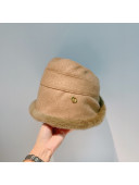 Dior Shearling Bucket Hat Beige 2021 48