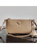 Prada Saffiano Calfskin Mini Bag 1BH171 Beige 2020