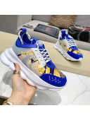 Versace Print Sneakers Blue/Yellow 03 2021