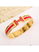 Hermes Clic Bracelet HB012006 Red 2022