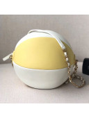 Chanel Beach Ball Handbag AS0512 White/Yellow 2019