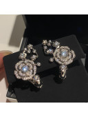 Chanel Crystal Camellia Earrings CHE220120016 Silver 2022