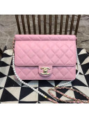 Chanel Pearl Flap Bag AS0582 Pink 2019