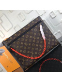 Louis Vuitton Monogram Canvas Pouch Bag with Ceramic Chains 2019 