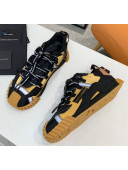 Dolce & Gabbana NS1 Sneakers in Mixed Materials Ginger/Black 2020(For Women and Men)