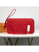 Louis Vuitton Monogram Christopher Clutch Bag Red Spring 2019 