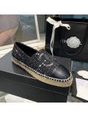 Chanel Tweed Espadrilles Black 2021 21092309