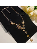 Chanel Star Y Necklace Champagne Gold 2021