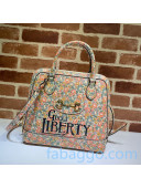 Gucci Horsebit 1955 Floral Print Medium Liberty London Top Handle Bag ‎620850 2020