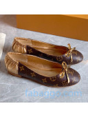 Louis VuittonJoy Bow Ballerinas Gold Leather 2020