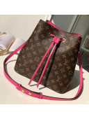 Louis Vuitton Monogram Coated Canvas Neonoe Bag M43570 Rosy 2018