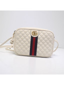 Gucci Ophidia Leather Shoulder Bag 536441 White 2020