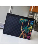 Louis Vuitton Rainbow Jungle Theme Print Pochette Voyage MM N63510 2018