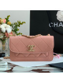 Chanel Quilted Lambskin Small Flap Bag AS2742 Pink 2021  