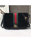 Gucci Ophidia Suede Messenger Shoulder Bag 548304 Black 2018