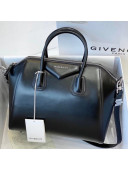 Givenchy Antigona Medium Bag in Shiny Smooth Leather Black/Silver 2021