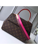 Louis Vuitton Monogram Canvas Cluny BB Top Handle Bag M42738 Fushia 2019