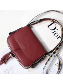 Dior Calfskin Diorodeo Hobo Bag Burgundy 2019