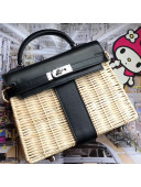 Hermes Mini Kelly Picnic 25 cm Bag Black 2019