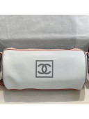 Chanel Vintage Large Roller Shoulder Bag AS6689 White 2019