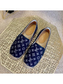 Louis Vuitton Monogram Denim Espadrilles Navy Blue 2021 (For Women and Men)