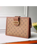 Louis Vuitton Dauphine Monogram Canvas Pouch M44178 Brown 2019