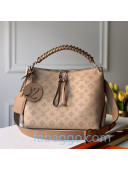 Louis Vuitton Mahina Beaubourg Hobo MM Bag in Monogram Perforated Calfskin  M56084 Beige 2020