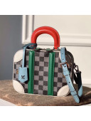 Louis Vuitton Valisette BB Damier Canvas Box Bag N40233 Black/White 2019