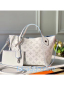 Louis Vuitton Mahina Hina PM Bag in Monogram Perforated Calfskin M56199 Snow White 2020 