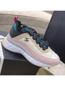 Chanel Suede Sneakers Beige 2021 08