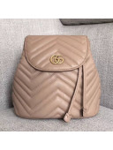 Gucci GG Marmont Matelassé Backpack 528129 Beige 2018