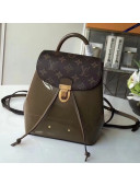 Louis Vuitton Hot Springs Backpack in Monogram Canvas/Patent Leather Vert Bronze M54389 2018