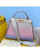 Fendi Peekaboo Iconic Medium Leather Bag in Graduated Colors 2020