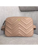 Gucci GG Marmont Matelassé Large Belt Bag 523380 Beige 2018