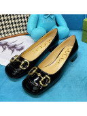 Gucci Patent Leather Pumps 2.5cm with Horsebit Black 2021