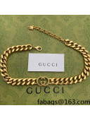 Gucci Chain Necklace Gold 2021 14