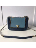 Chanel Chain Flap Bag AS0371 Blue/Dark Blue 2019