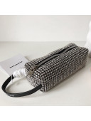 Alexander Wang Heiress Rhinestone Long Pouch Black 2021