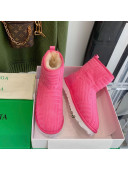 Bottega Veneta Sponge Ankle Boots Pink 2021 112214