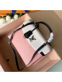 Louis Vuitton Lockme Ever One Top Handle Bag M52787 Pink/White 2019