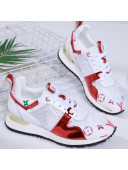 Louis Vuitton LV Runaway Mesh Sneaker Red 2019