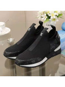 Louis Vuitton Slip-on Sneaker Black/Grey Monogram 2019